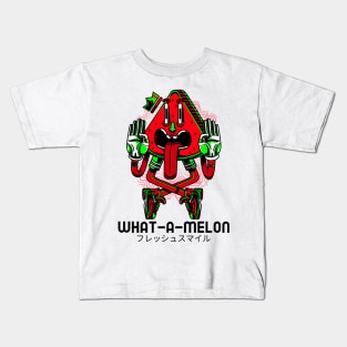 What-A-Melon Funny Cartoon Characters Kids T-Shirt